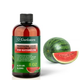 𝐏𝐑𝐄𝐌𝐈𝐔𝐌 Liquid Silica Plant Supplement - 8oz (250mL) - Watermelon Plants Liquid Silica Boost Fertilizer - Stronger Stems & Healthy Leaves for Indoor & Outdoor Plants (Makes 45 Gallons)