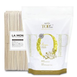 Ital Wax Topline hot film wax for sensitive areas Argan, 1 piece, 750g / 이탈왁스 민감부위용 탑라인 핫필름왁스 아르간, 1개, 750g