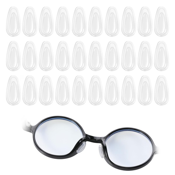 Soft Silicone Adhesive Nose Pads, 15 Pairs Eyeglass Nose Pads,