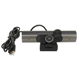 PC Webcam with Microphone 2K 30 Frame Auto Focus FHD USB Computer Web Camera with Lens Cover for Video Conference Studying Live Streaming