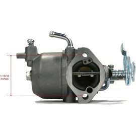 The ROP Shop Carburetor with Gasket, Fuel Filter & Line for Cushman 2,4 & 6 Passenger Bellhop