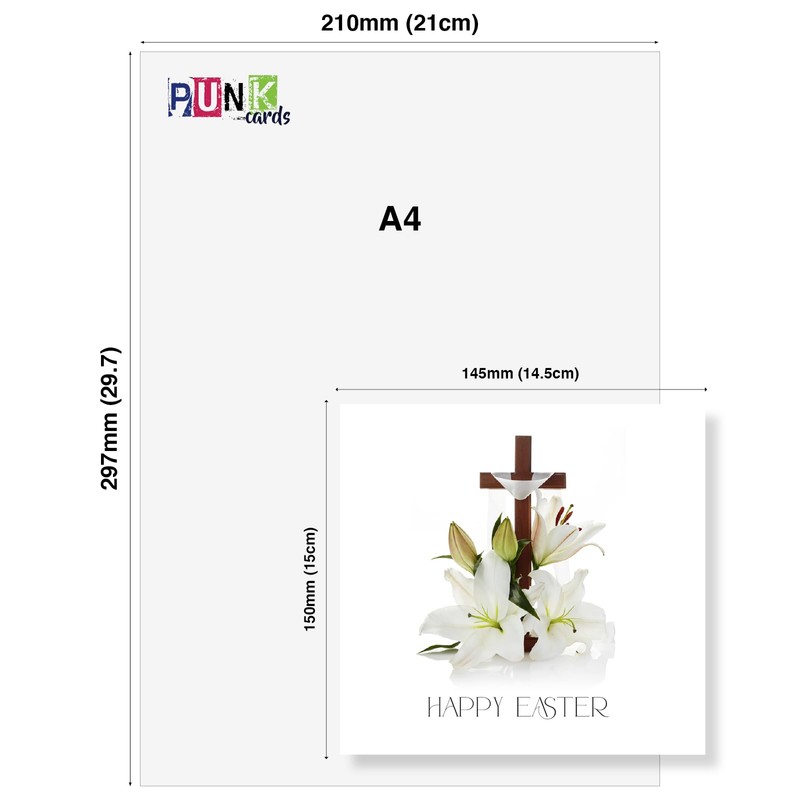 Punkcards, Easter Cards, Easter Cards Single, Happy Easter Card, Easter