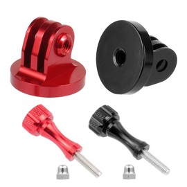 momerch 1/4-20 Tripod Adapter with Thumb Screws, Aluminum Alloy Mount Adapter Compatible with GoPro Hero 12/11/10/9/8 and Other Action Cam (2Pack)