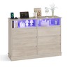 GAOMON Oak Dresser for Bedroom with 6 Drawers, Modern Chest