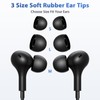 iMangoo USB C Headphones Wired Earbuds 90° Angled for Apple