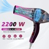 Ionic Hair Dryer,2400W Negative Ion Low Noise Hair Dryer Professional