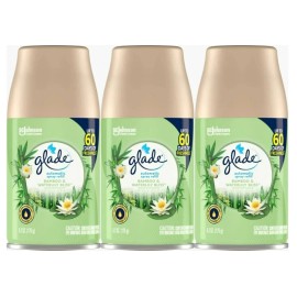 Glade 3 Pack Glade Automatic Spray Refill Bamboo & Waterlily Bliss Air Freshener 6.2oz