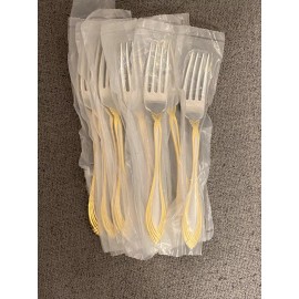 Community Oneida Community GOLDEN HEIRESS Stainless Gold Accent Silverware Flatware NEW
