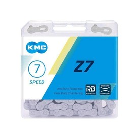 KMC Z7 6/7/8 Speed Chain 1/2-inch x 3/32-inch Size