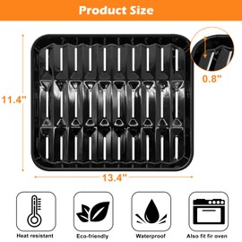 Air Fryer Grill Pan for Ninja Foodi DT251 Digital Air Fryer Countertop Oven, Air Fryer Grill Plate Crisper Plate Rack Accessories Replacement Parts Tray, Not suitable other model