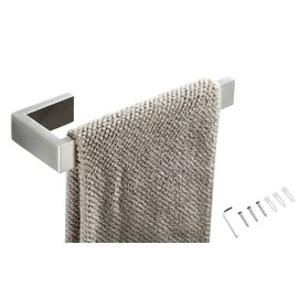 Towel Bar, Hand Towel Holder Stainless Steel SUS304, Bathroom Accessory Towel Rack, Brushed Nickel Towel Rail Contemporary Style, Wall Mount