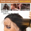 AISI HAIR 13x4 HD Lace Front Wig Chestnut Highlight Pre