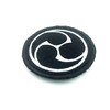 Patch Nation Japanese Shinto Triad Black Symbol Embroidered Airsoft Paintball