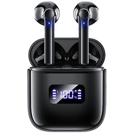 Wireless Earbuds - Bluetooth 5.3 Headphones with 4 ENC Noise Cancelling Mics