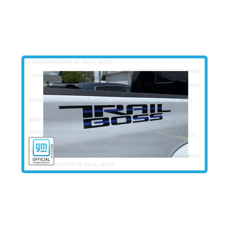Decal Mods Trail Boss Thin Blue Line Replacement Decal Sticker