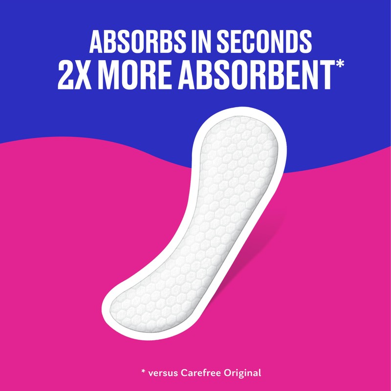 Carefree Body Shape Pantiliners, Extra Long To Go Unscented, 36
