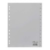 Durable 6514-10 Folder Index DIN A4, Jan-Dec, Grey