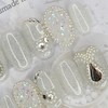 Wedding pixie handmade nail tips - Paddy B / 웨딩