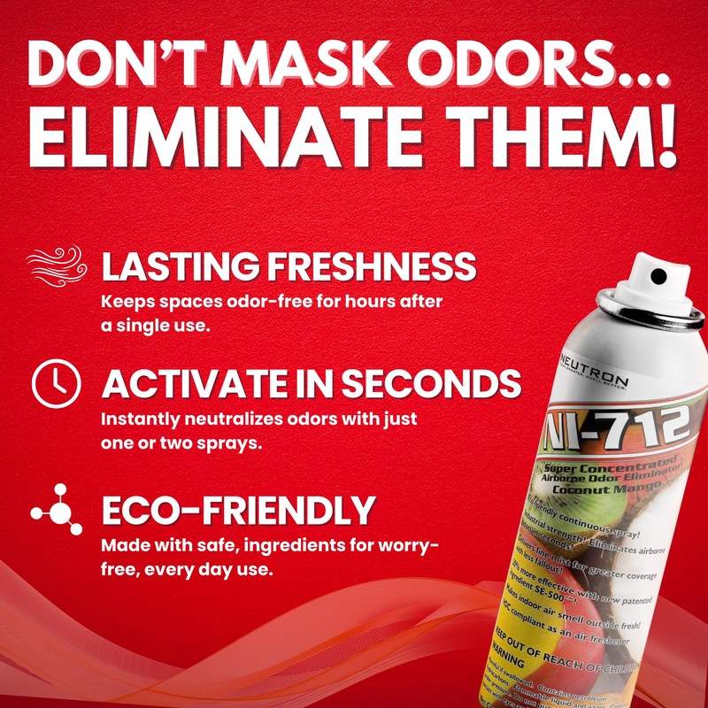 Ni-712 Neutron Industries Coconut Mango Dry Mist 14oz (3 Pack)