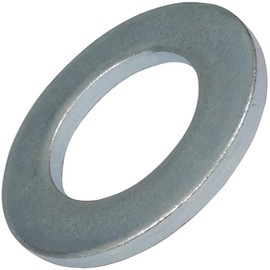 AERZETIX - C44513 - Set of 20 Flat Wider Washers - M20 H3mm - Galvanised Steel - DIN 125 - for Wooden Structures