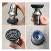 Walking Cane Stick Tips Universal Swivel Rubber Stainless Steel 19mm