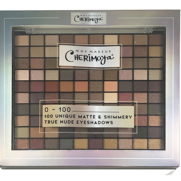 Cherimoya Max Makeup 100 Unique Matte & Shimmery True Nude Eyeshadow Pallet