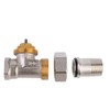 S SIENOC Thermostatic Valve Thermostatic Head Radiator Connection Set Screw