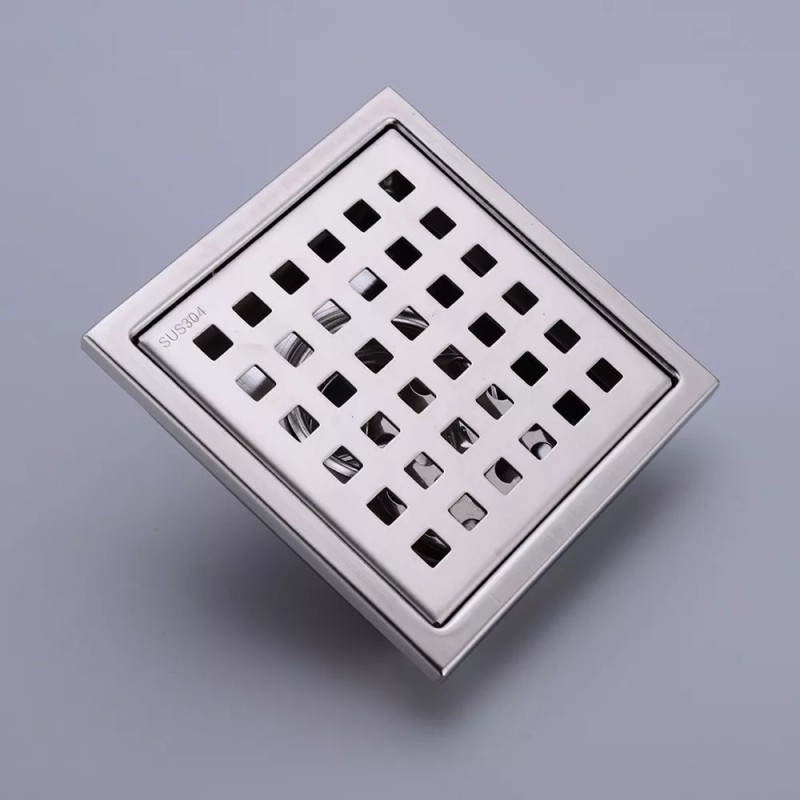 ZC Coladera Invisible Desagüe Drenaje Piso Antiolor Acero Inoxi