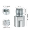 sourcing map 2pcs 5/8"-11 Female to 5/8"-11 Male Adapter Polisher