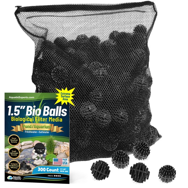 Aquatic Experts Bio Balls Filter Media Bulk, 1.5 Inch Large