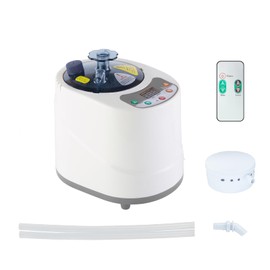 ZONEMEL Sauna Steamer Portable Pot 2 Liters, Stainless Steel Steam Generator with Remote Control, Spa Machine with Timer Display Mist Moisturizing for Body Detox (110V)