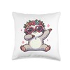 Sloth Heart Shape Sunglasses Dabbing Dance Lover Throw Pillow