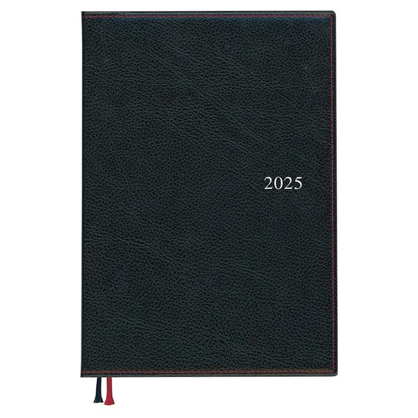 Daigo E1164 Planner, 2025 Schedule Book, Appointment Weekly, Black, Starts