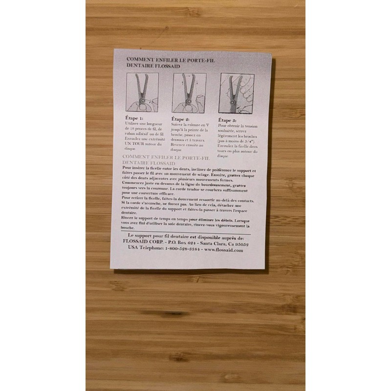 Flossaid Dental Floss Holder 4 pack