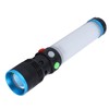Emergency Light Multifunction Flashlight 8 Lighting Modes Alarm Sound Hook