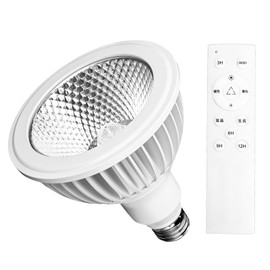 Pispoer LED Plant Grow Light, E26 Lamp Opening, 24 W Smart Light, Full Spectrum, Beam Angle, 38 Degree (Replaceable 60 Degrees), Color Temperature 2700 - 5800 K Adjustable, Timer Off (White)