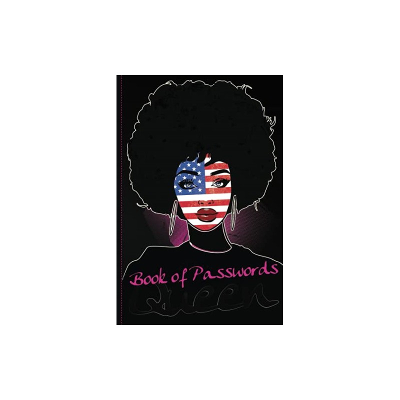 Book of Passwords Queen: Password Book with Alphabetical Tabs, for
