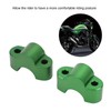 Pair Motorcycle Handlebar Clamp Riser 30mm Height CNC Aluminum Alloy
