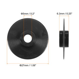 HARFINGTON Replacement Cutter Wheels 27mm OD x 5mm ID x 6.3mm T Spare Wheel Blade for Tubing Cutters
