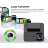 Lescars Autokamera Dashcam: 4K-UHD-Dashcam mit GPS, 1,47″ IPS-Display, G-Sensor, Parkwächter,