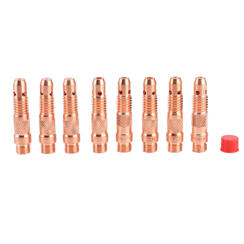 46Pcs Welding Nozzle TIG Contact Welder Nozzle for Torch 17/18/26