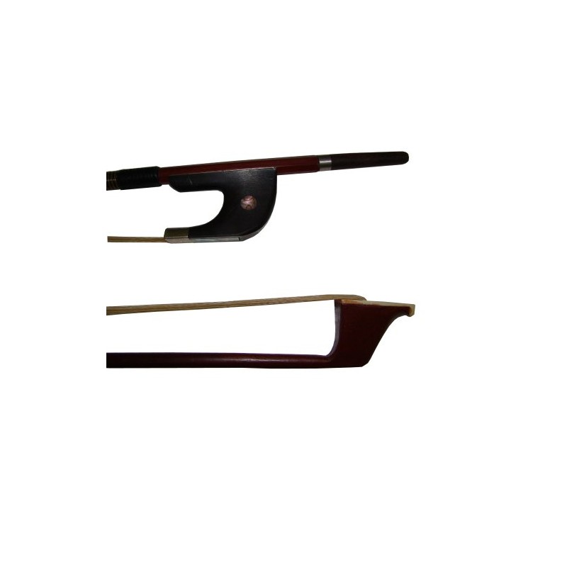 Merano 1/2 Size Ebony Frog String Bass Bow - German