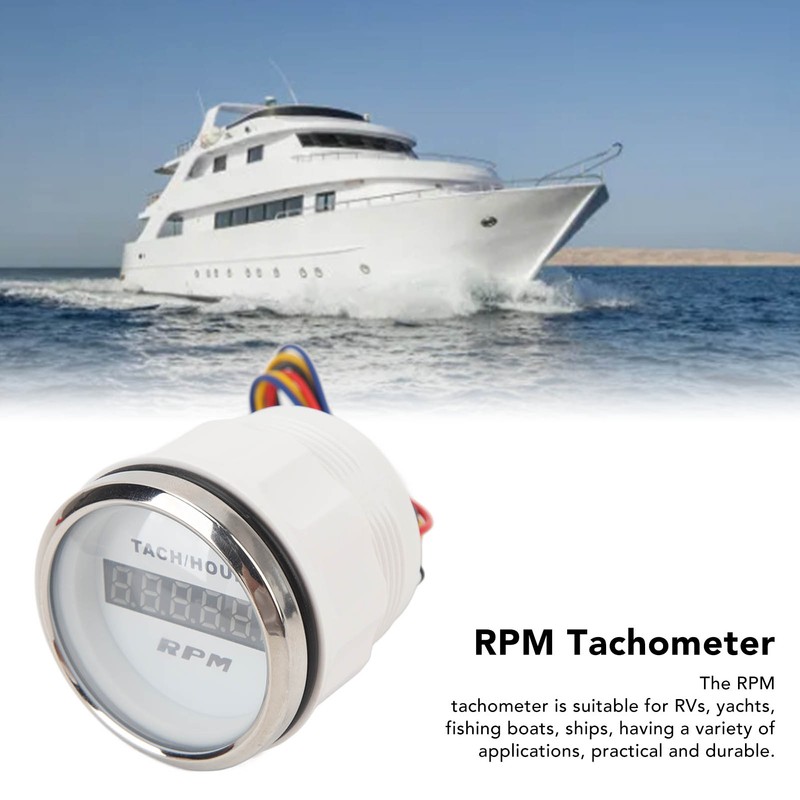 2in Digital Tachometer Accurate Digital Display Tacho Gauge for RV