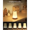 Bonsery Bonsery Nachttischlampe, Led Nachttischlampe Touch Dimmbar USB Aufladbar mit