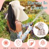 Bunnycool 2 Pcs Sun Hat Gardening Farmer Arm Sleeves Women