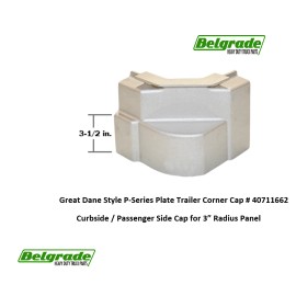 BPI Great Dane Style Trailer Corner Cap # 40711662