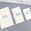 180 Sheets A6 Refill Paper Lined, BetterJonny Refillable Refill Paper