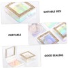 MERRYHAPY Unique Design Eyelash Case 6pcs Lash Storage Box for