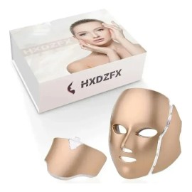 Hxdzfx Máscara Facial De Luz Led 7 Colores Y Funciones