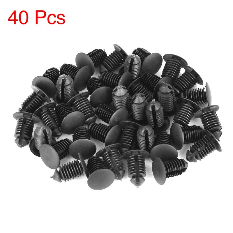 X AUTOHAUX Plastic Rivets Fastening Clips Plastic Bolts 10 mm